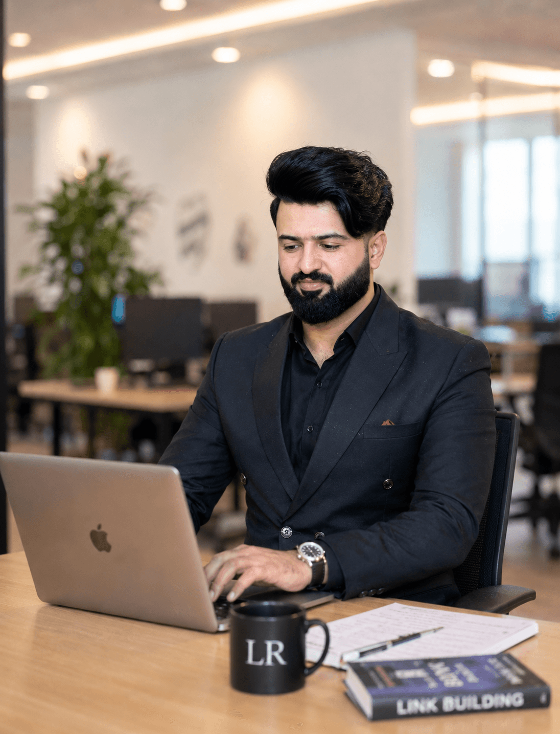Arslan Javed working
